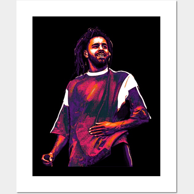 J Cole Wall Art by lazartemarjun